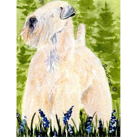 PATIOPLUS Wheaten Terrier Soft Coated Canvas Flag - House Size&#44; 28 x 40 in. PA55179